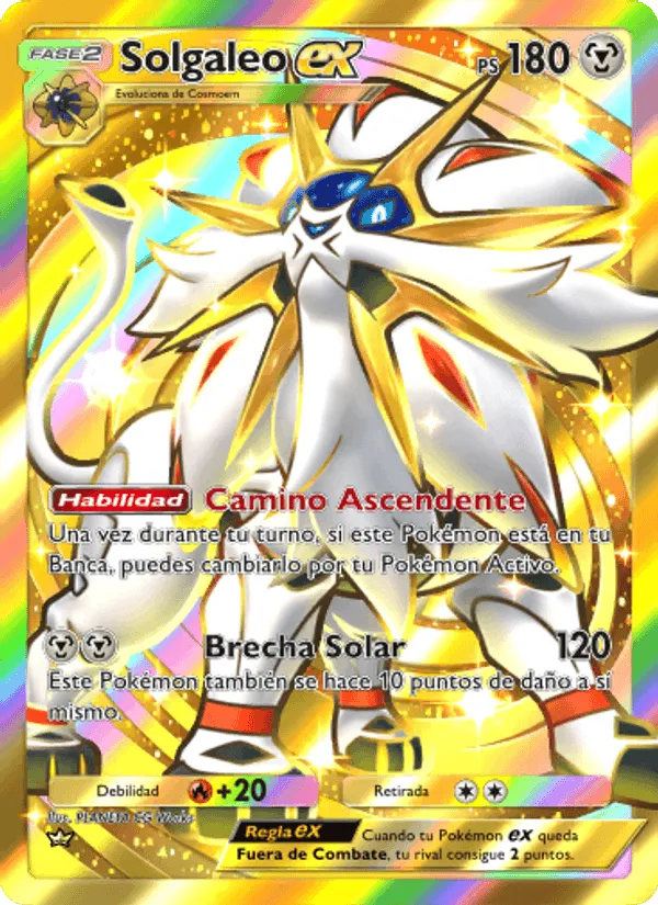 Solgaleo ex · Guardianes Celestiales 239/155