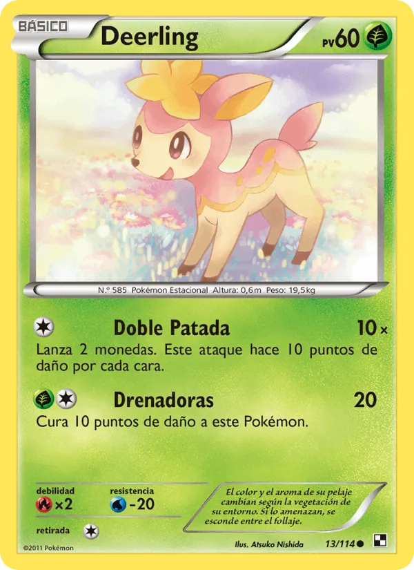 Deerling · Negro y Blanco 13/114