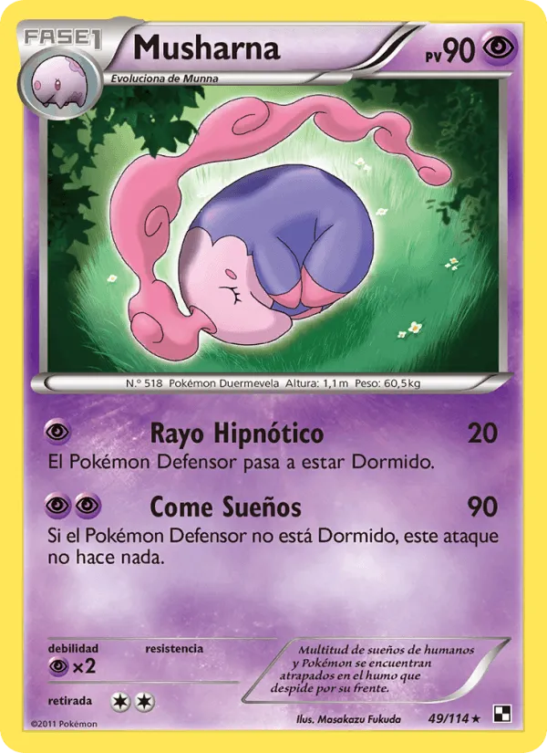 Musharna · Negro y Blanco 49/114