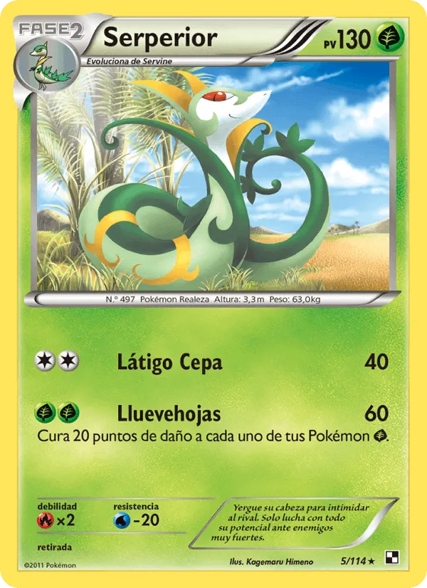 Serperior · Negro y Blanco 5/114