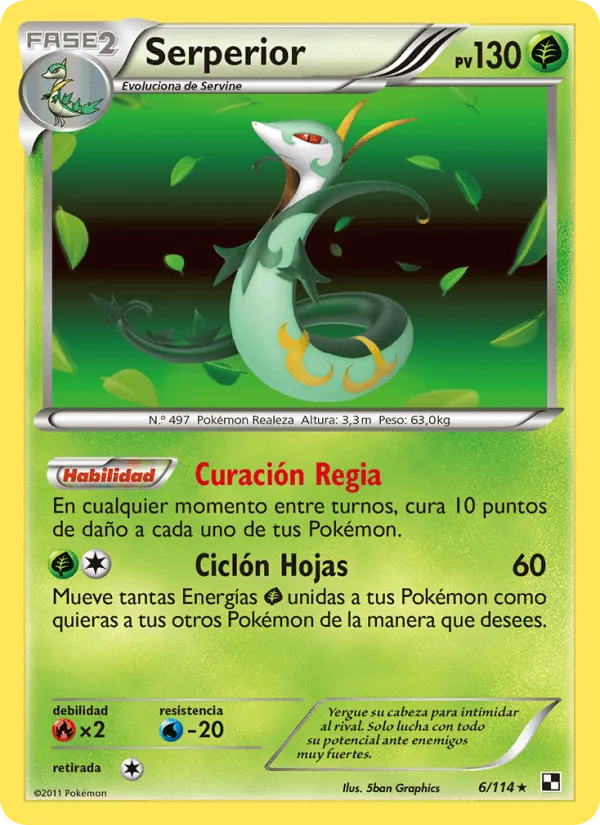 Serperior · Negro y Blanco 6/114