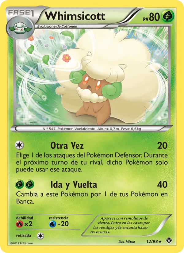 Whimsicott · Fuerzas Emergentes 12/98