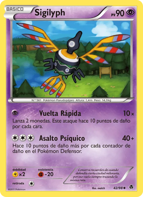Sigilyph · Fuerzas Emergentes 42/98