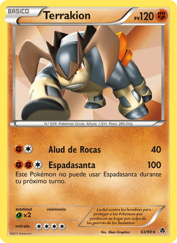 Terrakion · Fuerzas Emergentes 63/98