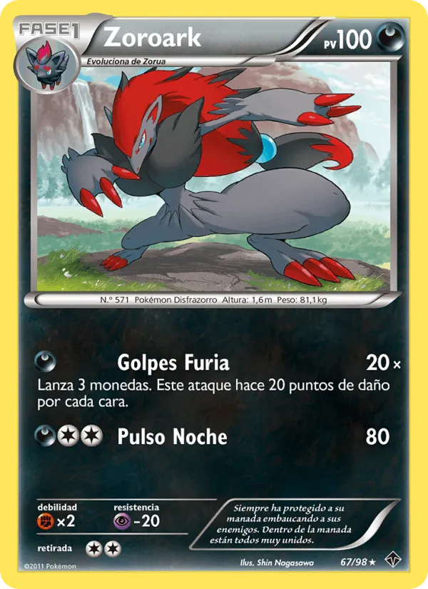 Zoroark · Fuerzas Emergentes 67/98