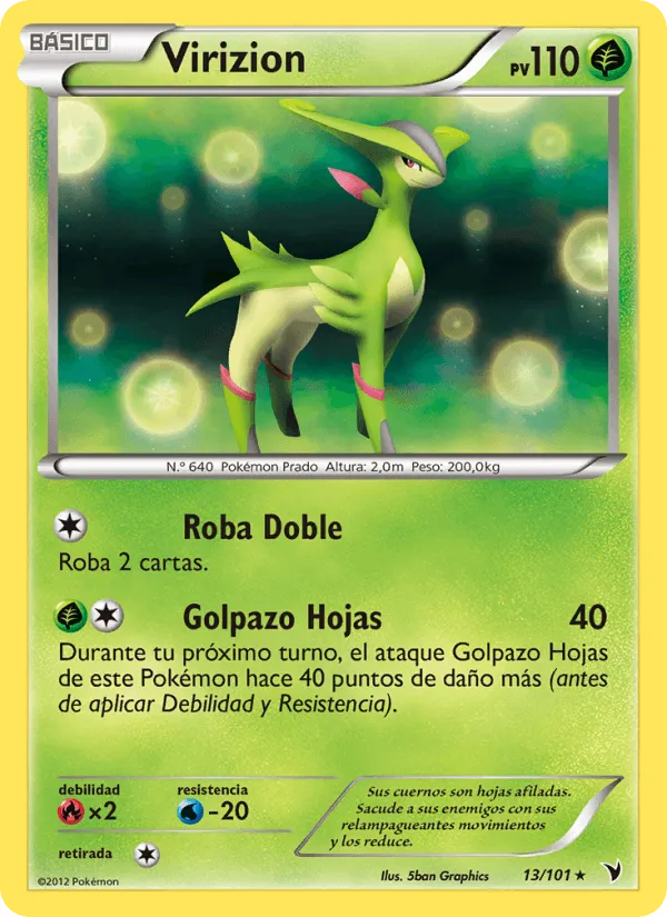 Virizion · Nobles Victorias 13/101