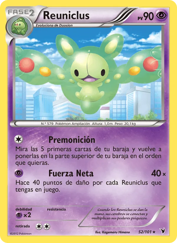 Reuniclus · Nobles Victorias 52/101