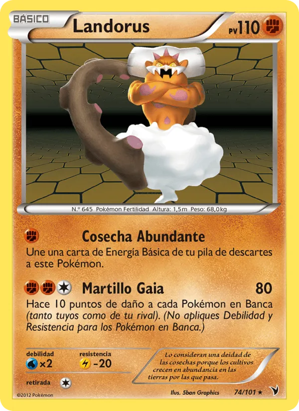 Landorus · Nobles Victorias 74/101
