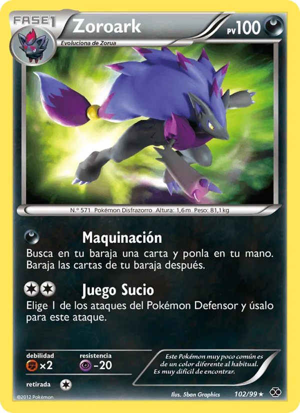 Zoroark · Próximos Destinos 102/99