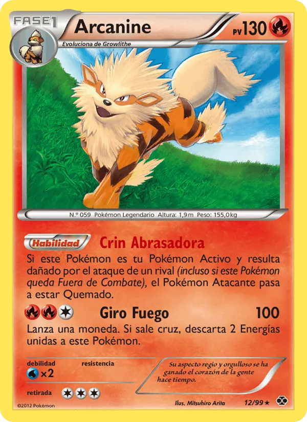 Arcanine · Próximos Destinos 12/99
