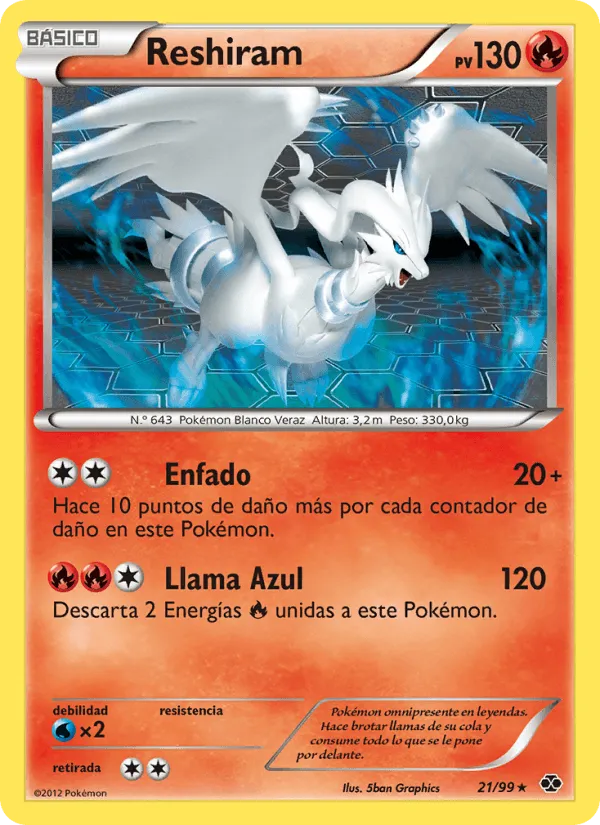 Reshiram · Próximos Destinos 21/99