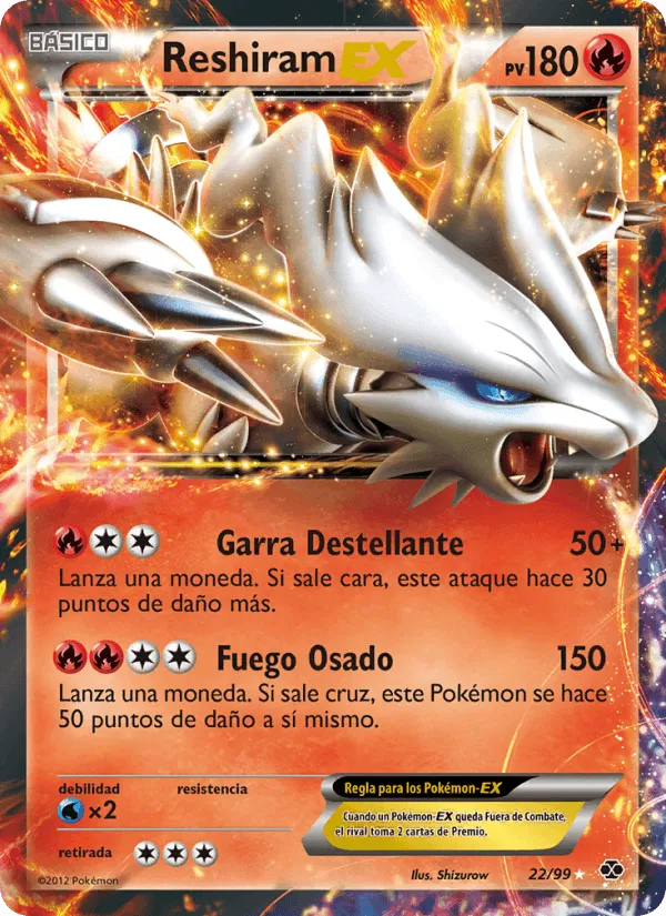 Reshiram-EX · Próximos Destinos 22/99
