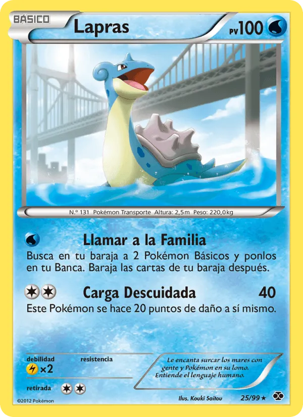 Lapras · Próximos Destinos 25/99