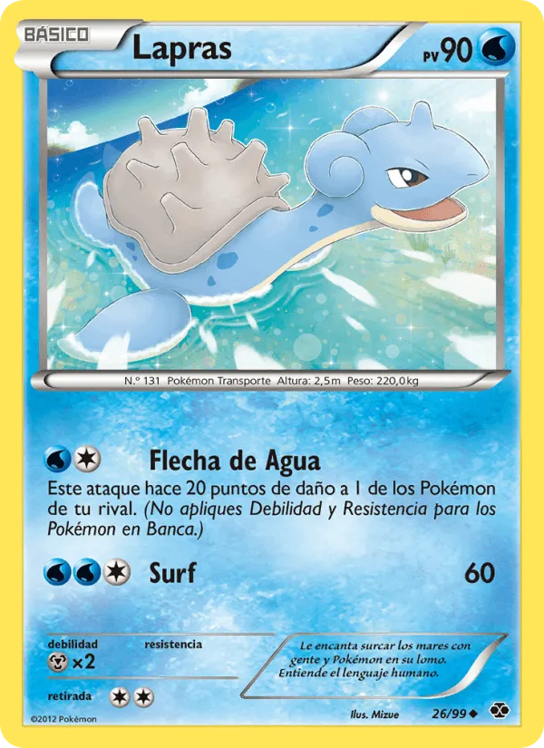 Lapras · Próximos Destinos 26/99