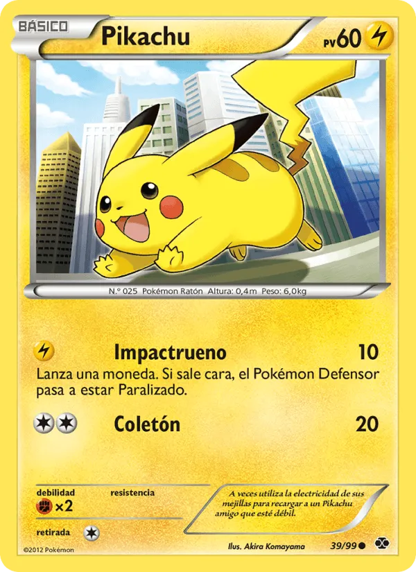 Pikachu · Próximos Destinos 39/99