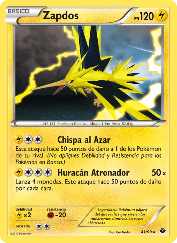 Zapdos · Próximos Destinos 41/99