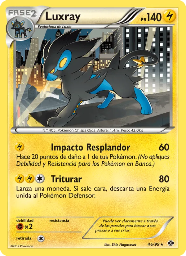 Luxray · Próximos Destinos 46/99