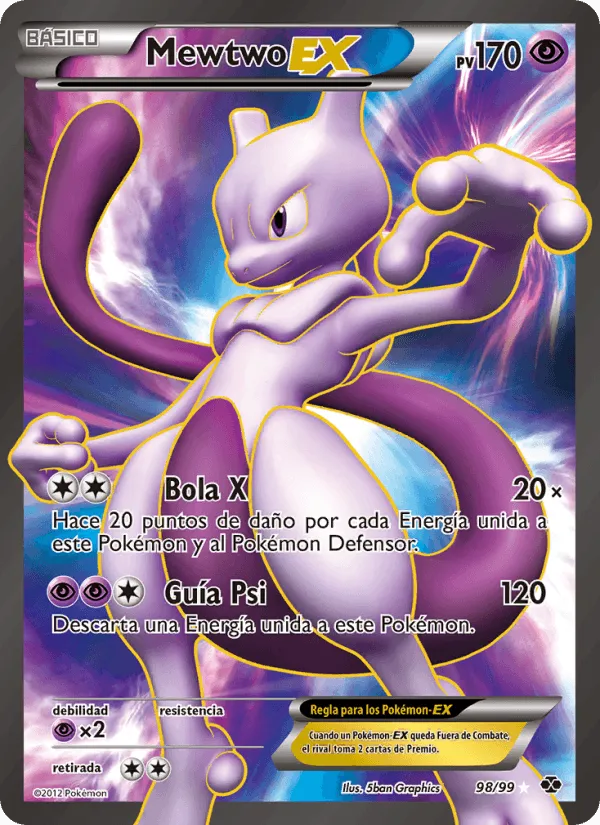 Mewtwo-EX · Próximos Destinos 98/99