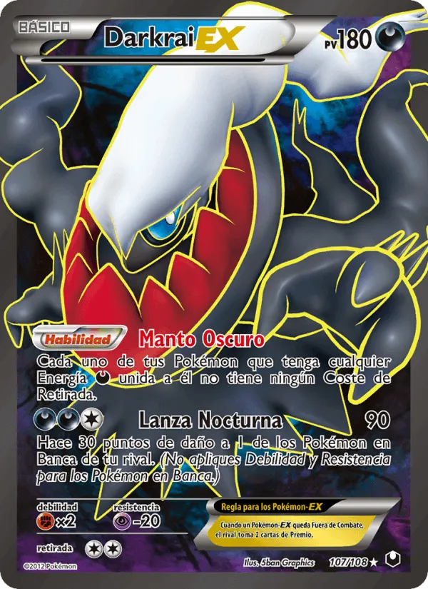 Darkrai-EX · Oscuros Exploradores 107/108