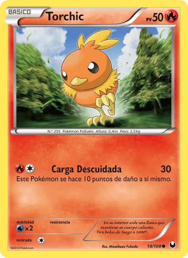 Torchic · Oscuros Exploradores 14/108
