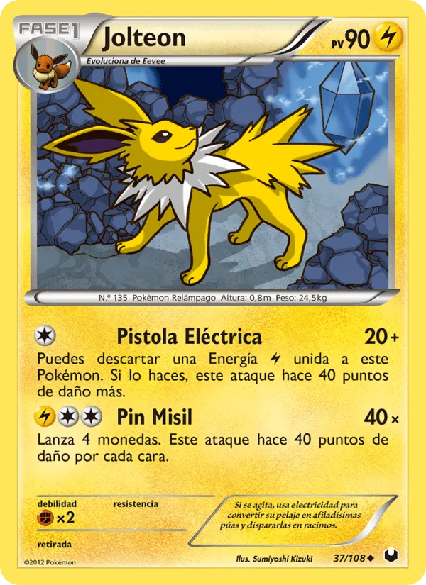 Jolteon · Oscuros Exploradores 37/108