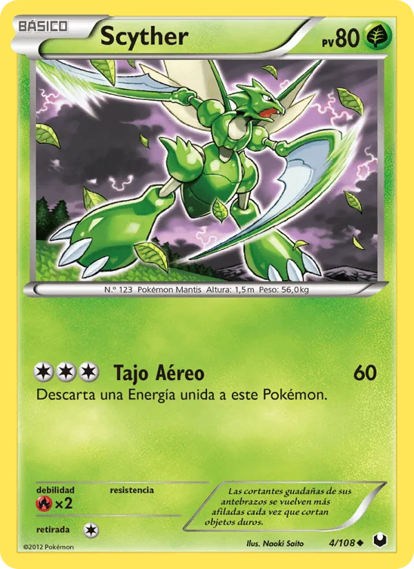 Scyther · Oscuros Exploradores 4/108