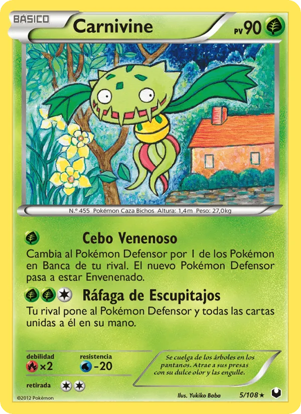 Carnivine · Oscuros Exploradores 5/108