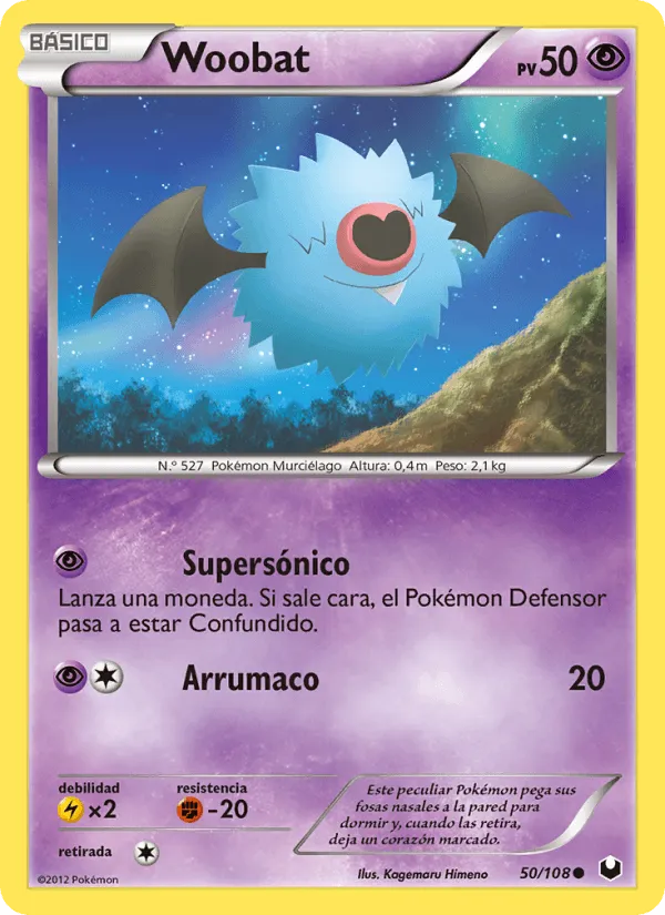 Woobat · Oscuros Exploradores 50/108