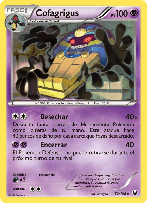 Cofagrigus · Oscuros Exploradores 52/108
