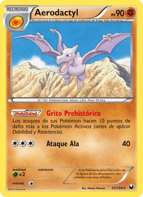 Aerodactyl · Oscuros Exploradores 53/108