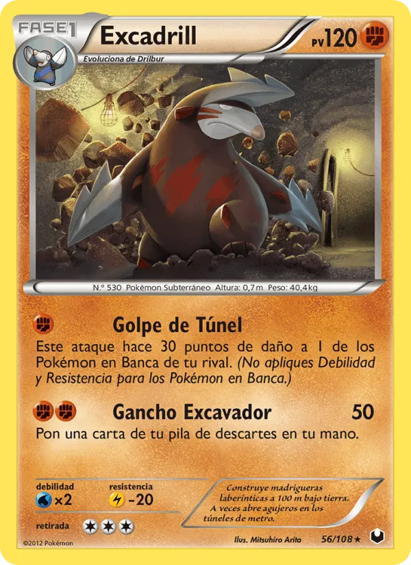 Excadrill · Oscuros Exploradores 56/108