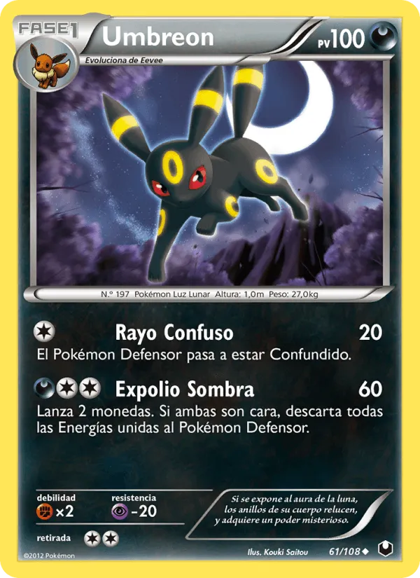 Umbreon · Oscuros Exploradores 61/108