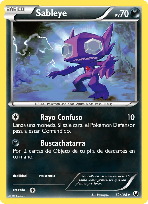 Sableye · Oscuros Exploradores 62/108