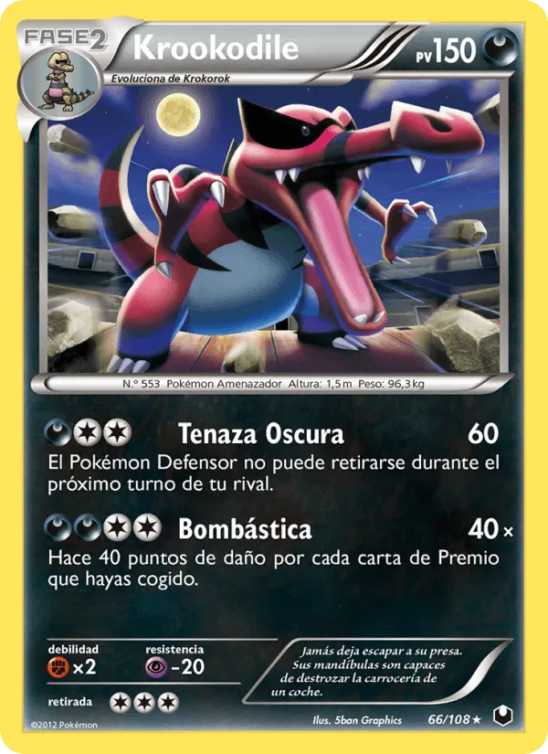 Krookodile · Oscuros Exploradores 66/108