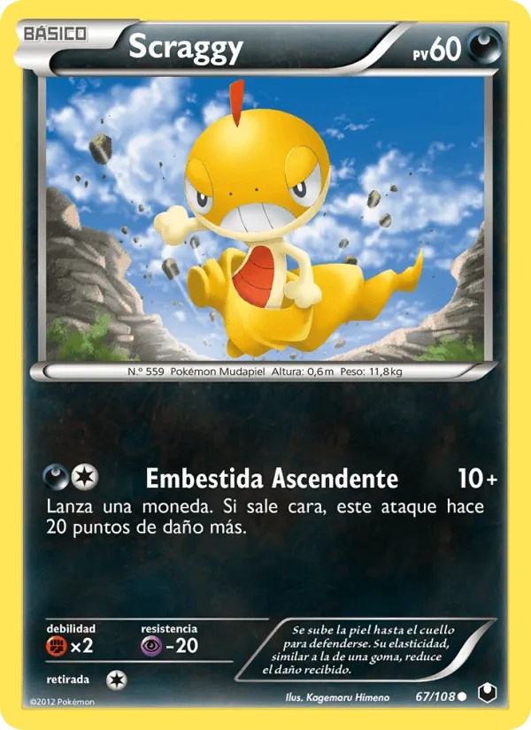 Scraggy · Oscuros Exploradores 67/108