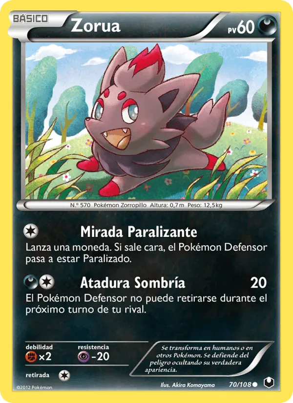 Zorua · Oscuros Exploradores 70/108