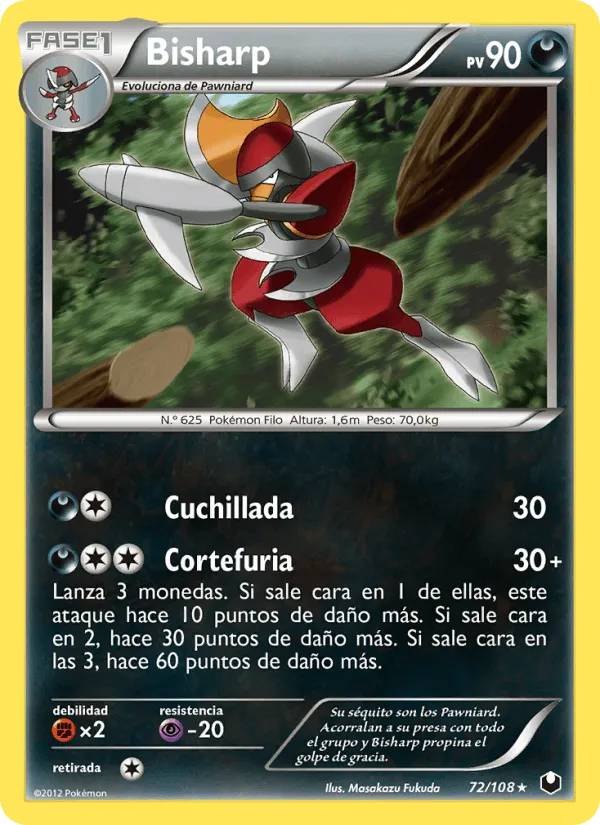 Bisharp · Oscuros Exploradores 72/108