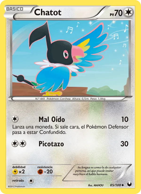 Chatot · Oscuros Exploradores 85/108