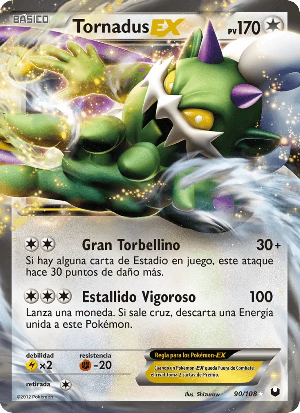Tornadus-EX · Oscuros Exploradores 90/108