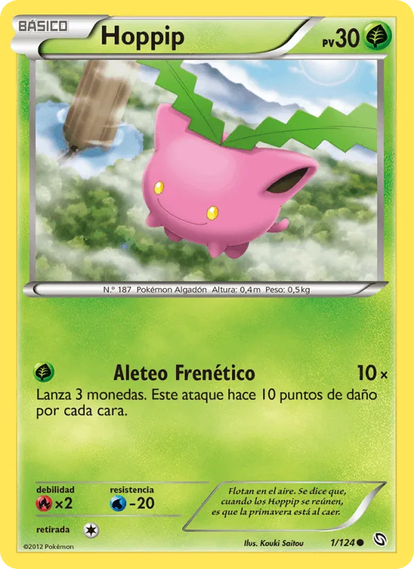 Hoppip · Dragones Majestuosos 1/124
