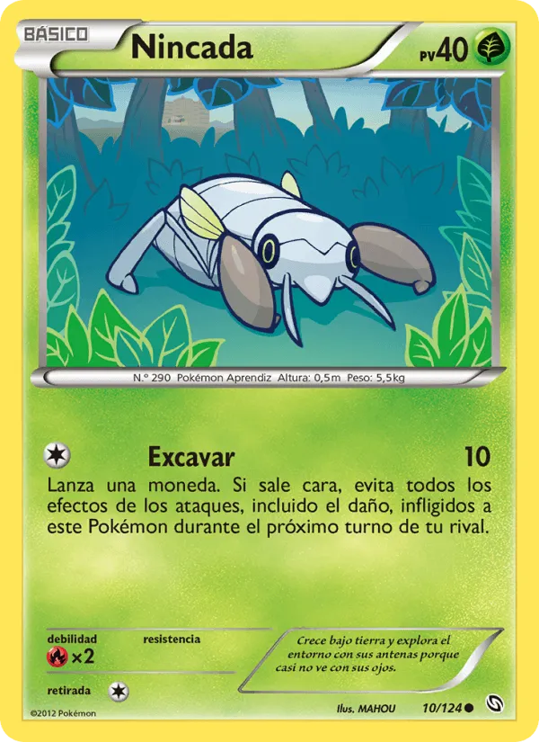 Nincada · Dragones Majestuosos 10/124