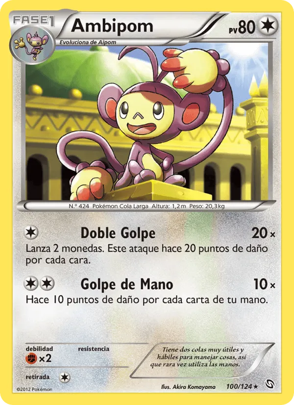 Ambipom · Dragones Majestuosos 100/124