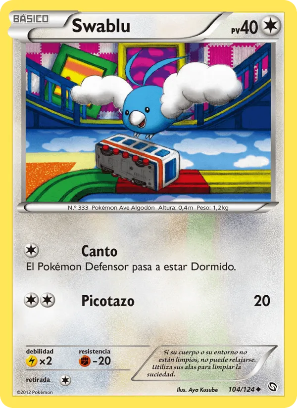 Swablu · Dragones Majestuosos 104/124