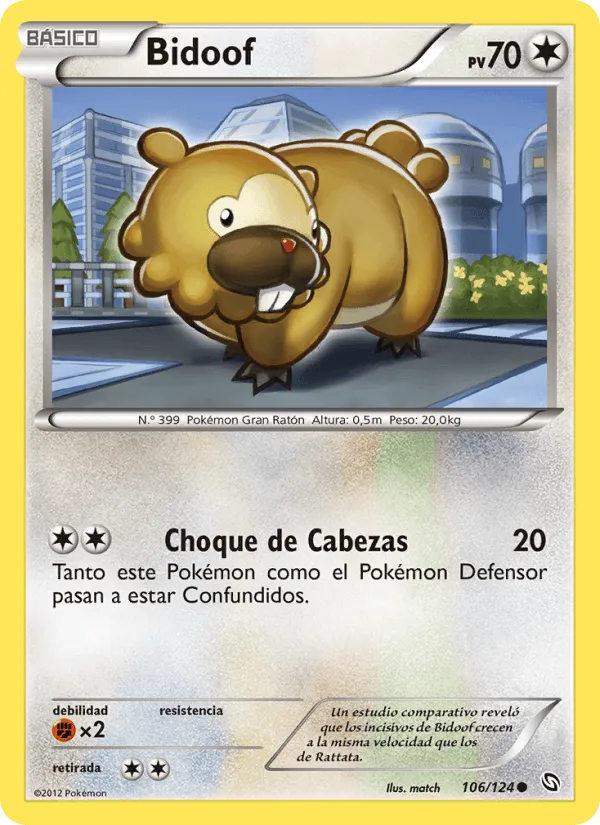 Bidoof · Dragones Majestuosos 106/124