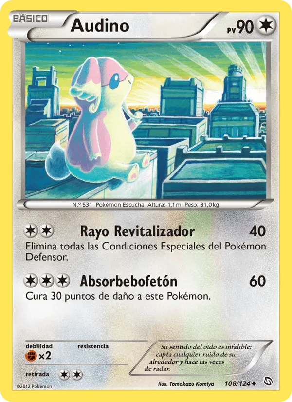 Audino · Dragones Majestuosos 108/124