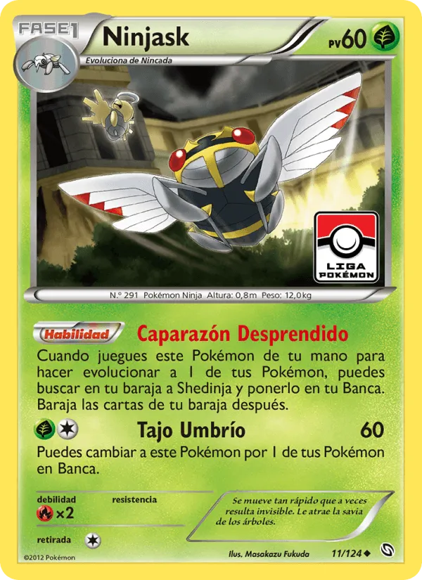 Ninjask · Dragones Majestuosos 11/124