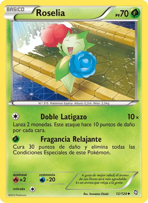 Roselia · Dragones Majestuosos 12/124