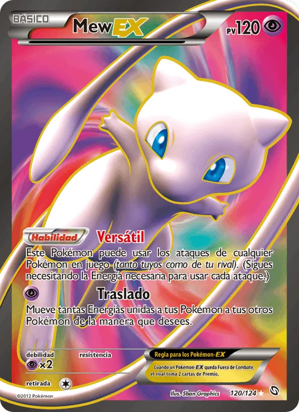 Mew-EX · Dragones Majestuosos 120/124