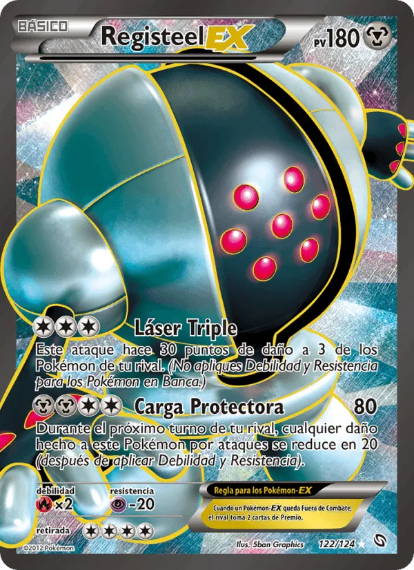 Registeel-EX · Dragones Majestuosos 122/124