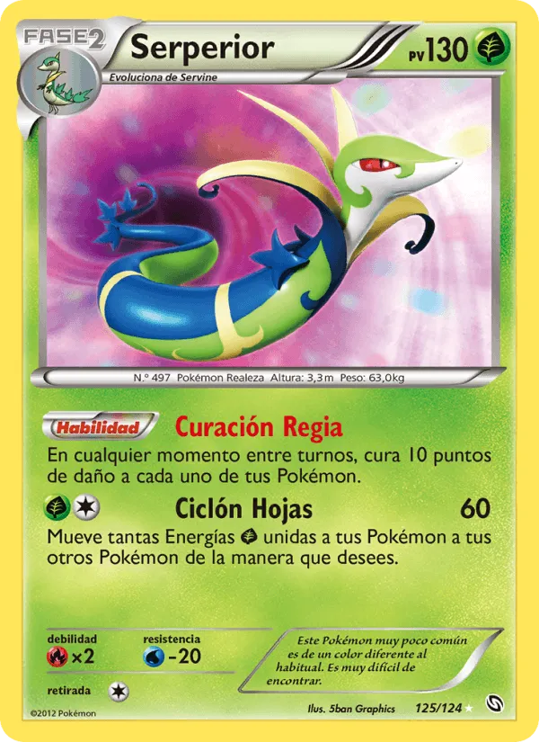 Serperior · Dragones Majestuosos 125/124